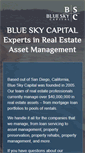 Mobile Screenshot of blueskycapital.com